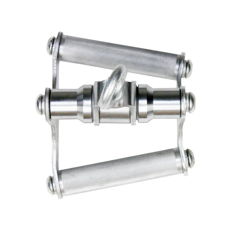 Solid Steel Seated Row Chinning Handle Cable Attachment - Image 4