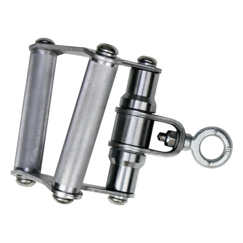 Solid Steel Seated Row Chinning Handle Cable Attachment - Image 5